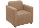 Sessel HOME AFFAIRE "Belfort", braun, B:78cm H:80cm T:83cm, Struktur fein ( 100% Polyester);Luxus-Microfaser (100% Polyester);Luxus-Microfaser Vintageoptik(100% Polyester), Sessel, Sessel, mit Federkern