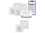 HOMEMATIC IP Smart-Home-Zubehör "Starter Set Rollladensteuerung für 3 Rollladen", weiß, B:31cm H:12cm T:37cm, Smart-Home-Stationen