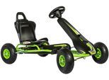 Go-Kart FERBEDO "Ferbedo AR8G", grün (grün, schwarz), Tretfahrzeuge, KinderB:72cm H:66cm T:111cm, BxTxH: 72x111x66 cm, B:72cm H:66cm T:111cm