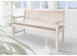 Bankauflage DESTINY "POLSTER", beige (natur), B:180cm T:45cm, Polyester, Polsterauflagen, Bankauflage, Polyester