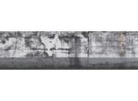 Fototapete ARCHITECTS PAPER "Concrete Wall", bunt (grau, schwarz, silber), B:9m L:2,5m, Vlies, Tapeten, Vlies, Wand, Schräge