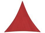 Sonnensegel WINDHAGER "Capri Dreieck", rot, B:500cm T:500cm, Polyester, Sonnensegel, 5x5x5m, rot