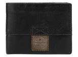 Geldbörse CHIEMSEE, Damen, schwarz, Leder, leicht glänzend, unifarben, Kleinlederwaren, echt Leder