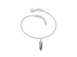 Armband ENGELSRUFER "Flügelduo", weiß (silberfarben, schwarz, kristallweiß, kristallweiß), Armbänder, Damen, 20cm, Silber 925 (Sterlingsilber), Armband Armkette, mit Zirkonia (synth.)