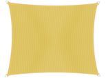 Sonnensegel WINDHAGER "Cannes Rechteck", gelb, B:300cm T:400cm, Polyester, Sonnensegel, 3x4m, gelb