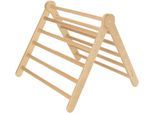 Klettergerüst PINOLINO "Kletterdreieck »Kari«", beige (natur), Klettergerüste, Kinder, B/H: 75cm x 62cm, Made in Europe, B:75cm H:62cm L:68cm
