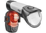 Fahrradbeleuchtung BUSCH + MÜLLER "IXON FYRE & IXXI", schwarz, Fahrradlampen