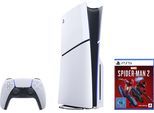PLAYSTATION 5 Konsolen-Set "Disk Edition (Slim) + MARVEL’S SPIDER-MAN 2", schwarz-weiß (weiß, schwarz), B:35,8cm H:9,6cm T:21,6cm, Spielekonsolen