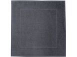Badematte FRAMSOHN FROTTIER "Uni Basic Hotelmatte" Gr. 3, grau (anthrazit), H:11mm, Baumwolle, Badematten, Badematte, große Farbpalette, Hergestellt in Österreich, Badezimmerteppich
