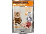 PREMIERE Meat Menu Adult Rind und Huhn 48x85 g