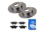 ATE Bremsensatz, Scheibenbremse 142022350 Hinterachse voll 278mm 10mm für NISSAN RENAULT