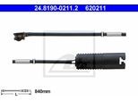 ATE Bremsensatz, Scheibenbremse ijzjsgloz6 Hinterachse voll 272mm 10mm für SAAB BMW ROVER