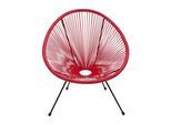 Stuhl KARE DESIGN "Acapulco Rot", rot (rot, schwarz), B:73cm H:85cm T:78cm, Stahl, Stühle, Stuhl