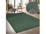 Teppich OTTO HOME "Sveaa", grün, B:160cm H:8mm L:220cm, Polyester, Teppiche, Teppich, mit Anti-Rutsch-Rücken und 3D-Optik