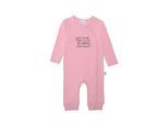 Jumpsuit LILIPUT "Be happy", Baby, Gr. 74/80, EURO-Größen, rosa, 100% Baumwolle, Rundhals, Overalls Jumpsuit, mit praktischer Druckknopfleiste