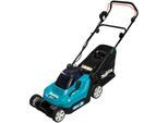 Akkurasenmäher MAKITA "DLM382Z", blau, B:45cm H:100,5cm T:141cm, Rasenmäher, 2x18V LXT, ohne Akku und Ladegerät