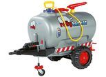 Kinderfahrzeug-Anhänger ROLLY TOYS "Pompa", silber (silberfarben), Spielfahrzeug-Anhänger, KinderB:46cm H:62cm L:98cm, Kunststoff, Tanker für Trettraktoren, B:46cm H:62cm L:98cm