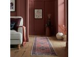 Teppich FLAIR RUGS "Windsor", rot, B:60cm H:4mm L:230cm, Kunstfaser, Teppiche, Teppich, Waschbarer Teppich