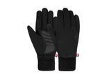 Skihandschuhe REUSCH "Walk STORMBLOXX™ TOUCH-TEC", Damen, Gr. 11, schwarz, 82% Polyamid, 14% Elasthan, 4% Lederimitat, mehrfarbig, Handschuhe, mit praktischer TOUCH-TECH™-Funktion