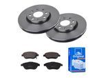 ATE Bremsensatz, Scheibenbremse 142021849 Vorderachse belüftet 257mm 22mm für Vaughall Opel Fiat