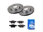 ATE Bremsensatz, Scheibenbremse 142022230 Vorderachse belüftet 284mm 22mm für Mercedes