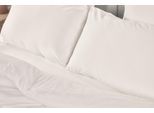 Emma Silken Satin Kopfkissenbezug | Weiß | 40x80cm