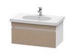 Duravit DuraStyle Waschtisch-Unterschrank DS638407518 80 x 45,3 cm, leinen/weiß matt, 1 Auszug, wandhängend