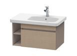 Duravit DuraStyle Waschtisch-Unterschrank DS639307543 73 x 44,8 cm, Becken rechts, leinen/basalt matt, 1 Auszug