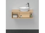 Duravit D-Neo Waschtisch-Unterschrank DE493803030 80 x 48 cm, Eiche Natur, 1 Fach, 1 Konsolenplatte, wandhängend
