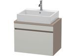 Duravit DuraStyle Waschtisch-Unterschrank DS530100743 70 x 47,8 cm, betongrau/basalt matt, für Konsole, 1 Auszug
