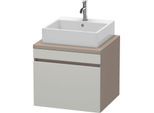 Duravit DuraStyle Waschtisch-Unterschrank DS531000743 60 x 54,8 cm, betongrau/basalt matt, für Konsole, 1 Auszug