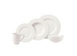 Villeroy & Boch Kombiservice Basic White, Weiß, Keramik, 20-teilig, Uni, 300 ml,500 ml, Essen & Trinken, Geschirr, Geschirr-Sets, Kombiservice