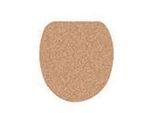 WC-Deckelbezug MEUSCH "Cover" Gr. 51, braun (toffee), H:20mm, Kunstfaser, Badematten, Uni Farben, waschbar