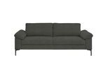 Pure Home Lifestyle 3-Sitzer-Sofa , Grau , Textil , 226x89x97 cm , Blauer Engel, Goldenes M, Oeko-Tex® Standard 100, DGM-Klimapakt, DGM-Emissionslabel , Typenauswahl, Fußauswahl, Lederauswahl, Stoffauswahl, Armteilvarianten, Sitzqualitäten, Hocker erhältlich, Rücken echt, individuell planbar , Wohnzimmer, Sofas & Couches, Sofas, Textilsofas