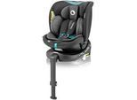 Lionelo Kinderautositz , Schwarz, Türkis , Kunststoff , 49 cm , ECE R 129 i-Size , Isofix-Befestigung , Baby on Tour, Kindersitze, Kindersitze