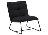 Livetastic Sessel , Schwarz , Metall, Textil , 62x78x83 cm , Wohnzimmer, Sessel, Sonstige Sessel