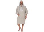 Badeponcho WEWO FASHION "3030", beige, L:110cm, Frottier, Hausmäntel, Oversize