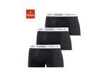 Trunk "Low Rise Trunk 3 PACK", Herren, Gr. XL (8), 3 Stk., schwarz, Obermaterial: 95% Baumwolle, 5% Elasthan, CALVIN KLEIN UNDERWEAR, Unterhosen, mit weißem Webbund