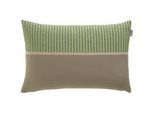 Musterring Kissenhülle , Grün, Naturfarben, Beige , Textil , Streifen , 38x58 cm , hochwertige Qualität , Heimtextilien, Bezüge, Kissenbezüge