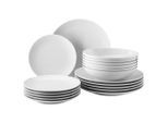Rosenthal Tafelservice Mesh, Weiß, Keramik, 18-teilig, 200x200x100 cm, hitzebeständig, Essen & Trinken, Geschirr, Geschirr-Sets, Tafelservice