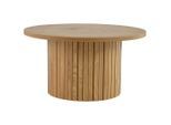 Carryhome Couchtisch, Eiche, Holzwerkstoff, rund, rund, 80x42x80 cm, einfacher Aufbau, Wohnzimmer, Wohnzimmertische, Couchtische