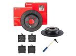 BREMBO Bremsensatz, Scheibenbremse sk8k0f8po7 Hinterachse voll 278mm 9mm für Mercedes Chrysler