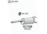 ASSO Endschalldämpfer 12.7120 für FIAT LANCIA AUTOBIANCHI 51818041 51818040 51833586