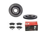 BREMBO Bremsensatz, Scheibenbremse 142055110 Vorderachse Geschlitzt 266mm 22mm für Citroën Peugeot Opel FENGSHEN (DF-PSA)