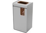 DURABLE Wertstoffsammler DURASORT® 55 l, HxBxT 830 x 420 x 330 mm, Bio, braun