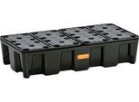 PE-Auffangwanne 35HD, aus Polyethylen, 100 % recycelbar, mit PE-Rost