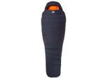 Mountain Equipment - Glacier 700 - Daunenschlafsack Gr Regular - Body Size: 185 cm Zip: Right Obsidian
