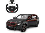 RC-Auto JAMARA "BMW XM schwarz 2,4GHz", schwarz, Fernlenkfahrzeuge, KinderB:15,6cm H:12,2cm T:35,3cm, Kunststoff, LED-Licht; Maßstab 1:14, B:15,6cm H:12,2cm T:35,3cm