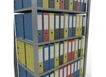 Schulte Lagertechnik Büroregal Stecksystem MultiPlus150, Grundregal, 7 Fachböden, mit Mittelanschlag, B 1000 x T 600 x H 2300 mm, silbergrau/verzinkt