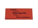 ratioform Warnetiketten, Aufdruck Vorsicht! Hochempfindliche Elektrogeräte, VE 1000 Stk, LxB 145 x 70 mm, ab 5 VE